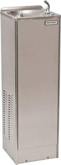 Halsey Taylor - 2.8 GPH Cooling Capacity Economy Floor Standing Water Cooler & Fountain - In-Wall, 105 Max psi, 120 VAC Volts, 230 Watts, 2.5 Full Load Amperage, Stainless Steel - Eagle Tool & Supply