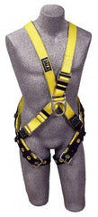 DBI/SALA - 420 Lb Capacity, Size Universal, Full Body Tower Climbers Safety Harness - Polyester Webbing, Front D-Ring, Pass-Thru Leg Strap, Pass-Thru Chest Strap - Eagle Tool & Supply