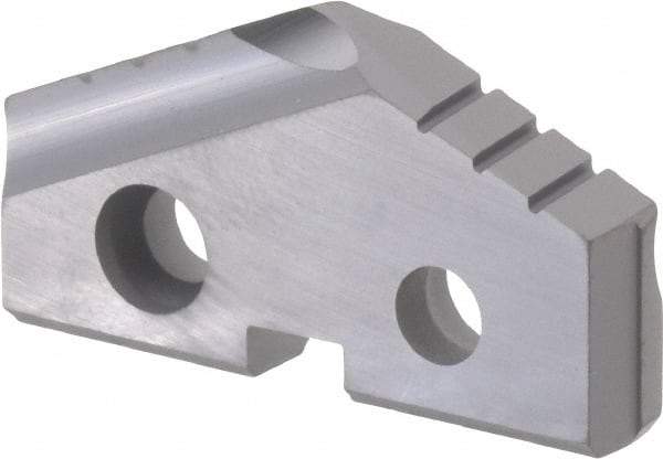 Allied Machine and Engineering - 1-3/16" Diam x 3/16" Thick, Seat Code 2, 132° Included Angle Spade Drill Insert - TiAlN Coated, Carbide, Grade P40, Series T-A - Eagle Tool & Supply