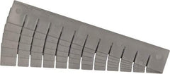 Quantum Storage - 17.4" Wide x 2-1/2" High, Gray Bin Divider - Use with DG93030 - Eagle Tool & Supply