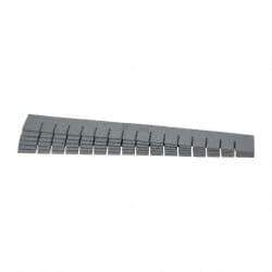 Quantum Storage - 22.4" Wide x 3" High, Gray Bin Divider - Use with DG93030 - Eagle Tool & Supply