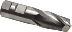 Niagara Cutter - 1", 1-5/8" LOC, 1" Shank Diam, 4-1/8" OAL, 2 Flute, Cobalt Square End Mill - Single End, Uncoated, Spiral Flute, 30° Helix, Centercutting, Right Hand Cut, Right Hand Flute - Eagle Tool & Supply