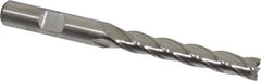 Niagara Cutter - 5/16", 2" LOC, 3/8" Shank Diam, 3-3/4" OAL, 4 Flute, Cobalt Square End Mill - Single End, Uncoated, Spiral Flute, 30° Helix, Centercutting, Right Hand Cut, Right Hand Flute - Eagle Tool & Supply