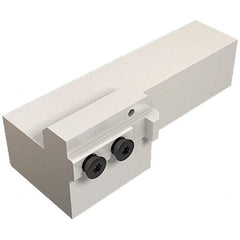Iscar - External Thread, Right Hand Indexable Grooving Cutoff Toolholder - 25mm Shank Height x 25mm Shank Width, HA Toolholder Style, Series Heliface - Eagle Tool & Supply