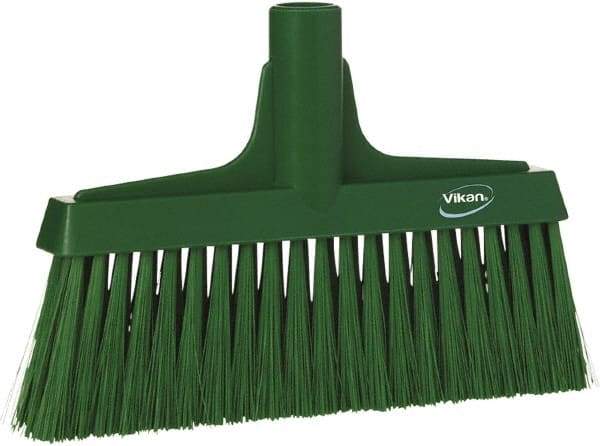 Vikan - 6-3/4" OAL Polyester Bristle Lobby Broom - 3" Bristle Length, 9-1/2" Wide - Eagle Tool & Supply