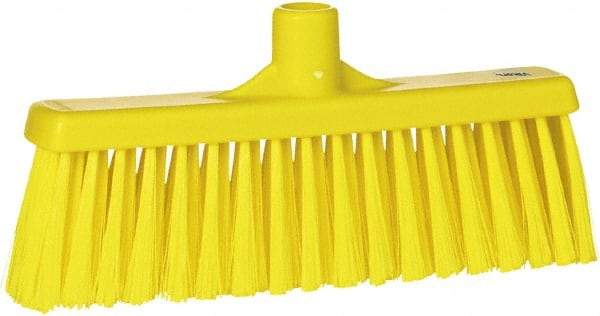 Vikan - 5-5/8" OAL Polyester Bristle Lobby Broom - 3" Bristle Length, 11" Wide - Eagle Tool & Supply