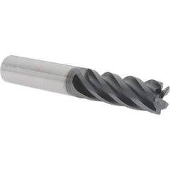 Iscar - 16mm, 5 Flute, Single End, Solid Carbide, Corner Chamfer End Mill - 100mm OAL, 38° Helix, Right Hand Flute, 40mm LOC, Right Hand Cut - Eagle Tool & Supply