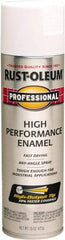 Rust-Oleum - White, Semi Gloss, Rust Proof Enamel Spray Paint - 14 Sq Ft per Can, 15 oz Container, Use on Multipurpose - Eagle Tool & Supply