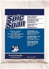 Spic & Span - Packet Cleaner - Use on Ceramic Tile, Laminate Surfaces, Linoleum, Quarry Tile, Cement, Concrete, Vinyl Tile, Terra Cotta, Terrazzo, Vinyl Composite Tile (VCT) - Eagle Tool & Supply