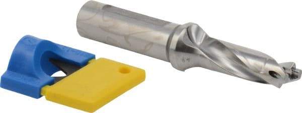 Iscar - 0.512" to 0.528" Diam, 3xD, 1.53" Max Depth, 5/8" Shank Diam, 4.12" OAL, Replaceable-Tip Drill - FCP, ICK, ICK-2M, ICM, ICP, iCP-2M Insert, 84147313 Toolholder, Series SumoCham - Eagle Tool & Supply
