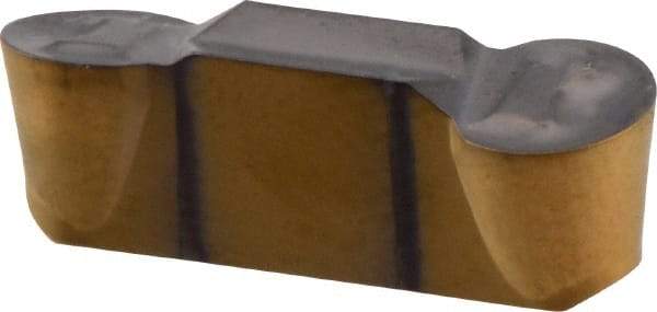 Iscar - 6030HFPR Grade IC808, 6mm Cutting Width Carbide Grooving Insert - 3mm Max Depth of Cut, Right Hand, 3mm Corner Radius, TiAlN Finish - Eagle Tool & Supply