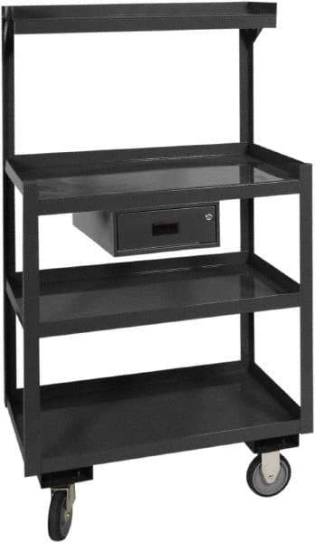 Durham - 30" Wide x 55-3/4" High x 24" Deep, Mobile Workstation - 1,200 Lb Capacity - Eagle Tool & Supply