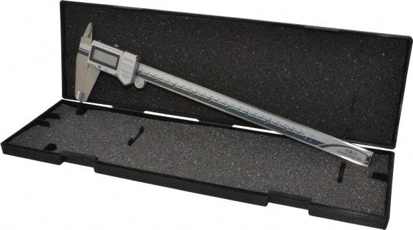 Mitutoyo - 0 to 300mm Range, 0.01mm Resolution, IP67 Electronic Caliper - Stainless Steel with 64mm Stainless Steel Jaws, 0.03mm Accuracy, SPC Output - Eagle Tool & Supply