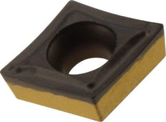 Iscar - CCMT2-0 SM Grade IC8150 Carbide Turning Insert - TiCN/Al2O3/TiCN/TiN Finish, 80° Diamond, 1/4" Inscr Circle, 3/32" Thick, 0.0079" Corner Radius - Eagle Tool & Supply