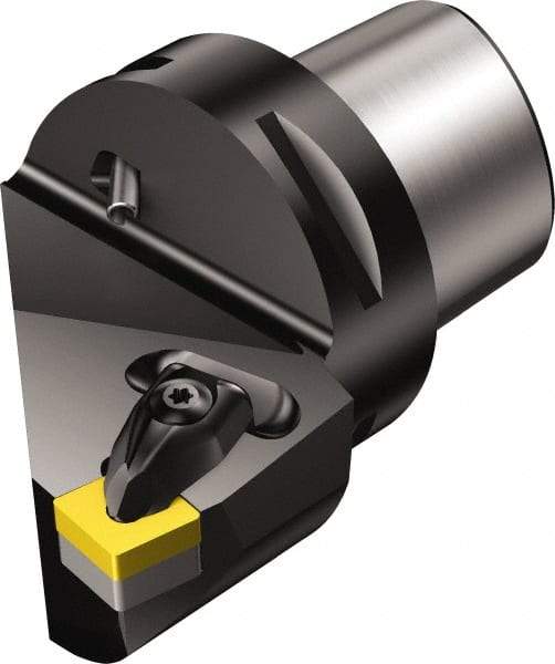 Sandvik Coromant - Left Hand Cut, Size C8, CNMG 643 Insert Compatiblity, Modular Turning & Profiling Cutting Unit Head - 55mm Ctr to Cutting Edge, 80mm Head Length, Through Coolant, Series T-Max P - Eagle Tool & Supply