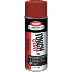 Krylon - 16 oz High Gloss Red Oxide Rust Control Primer - 20 to 25 Sq Ft Coverage - Eagle Tool & Supply