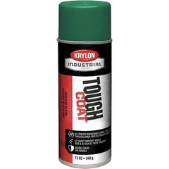 Krylon - Machinery Green, 12 oz Net Fill, High Gloss, Enamel Spray Paint - 20 to 25 Sq Ft per Can, 16 oz Container, Use on Conduits, Ducts, Electrical Equipment, Machinery, Metal, Motors, Pipelines & Marking Areas, Railings, Steel Bars, Tool Boxes, Tools - Eagle Tool & Supply