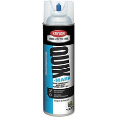 Krylon - 20 fl oz Clear Marking Paint - 50 to 60 Sq Ft Coverage, Water-Based Formula - Eagle Tool & Supply