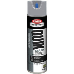 Krylon - 20 fl oz Gray Marking Paint - 50 to 60 Sq Ft Coverage, Solvent-Based Formula - Eagle Tool & Supply