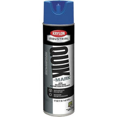 Krylon - 20 fl oz Blue Marking Paint - 50 to 60 Sq Ft Coverage, Solvent-Based Formula - Eagle Tool & Supply