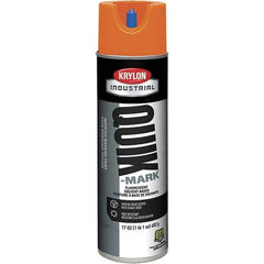 Krylon - 20 fl oz Orange Marking Paint - 50 to 60 Sq Ft Coverage, Solvent-Based Formula - Eagle Tool & Supply