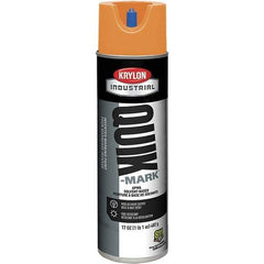 Krylon - 20 fl oz Orange Marking Paint - 50 to 60 Sq Ft Coverage, Solvent-Based Formula - Eagle Tool & Supply