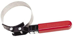 Proto - 3-1/2 to 3-7/8" Diam, Adjustable Oil Filter Wrench - For Use with Filters from 3-1/2 to 3-7/8" - Eagle Tool & Supply