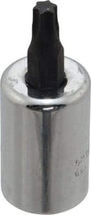 Proto - 3/8" Drive, T27 Torx Bit Socket - 1-23/32" OAL - Eagle Tool & Supply