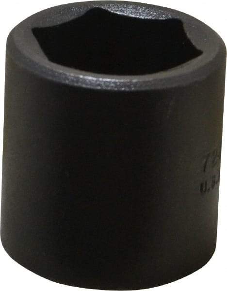 Proto - 3/8" Drive 13/16" Standard Impact Socket - 6 Points, 1-7/32" OAL - Eagle Tool & Supply