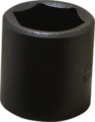 Proto - 3/8" Drive 13/16" Standard Impact Socket - 6 Points, 1-7/32" OAL - Eagle Tool & Supply