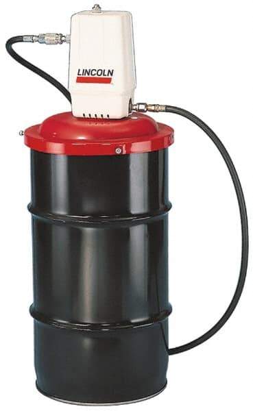 Lincoln - Grease Lubrication Aluminum Air-Operated Pump - For 120 Lb Container - Eagle Tool & Supply