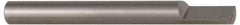 Accupro - 5/16 Inch Diameter, 2-1/2 Inch Overall Length, 1/2 Inch Split Length, Solid Carbide, Squared Split End Carbide Blank - Single End - Eagle Tool & Supply