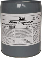 CRC - 5 Gal Bucket Cleaner/Degreaser - Liquid, Citrus & Petroleum Distillate, Citrus - Eagle Tool & Supply