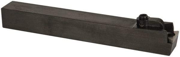Hertel - CTCP, Neutral Cut, 0° Lead Angle, 3/4" Shank Height x 3/4" Shank Width, Positive Rake Indexable Turning Toolholder - 6" OAL, TP..43. Insert Compatibility, Series Clamp Type - Eagle Tool & Supply