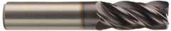 Kennametal - 3/4" Diam 3 Flute Solid Carbide 0.06" Corner Radius End Mill - Eagle Tool & Supply