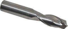 OSG - 1/2", 2 Flute, Single End, Solid Carbide, 0.03" Corner Radius End Mill - 3" OAL, 30° Helix, Right Hand Flute, 1-1/4" LOC, Right Hand Cut - Eagle Tool & Supply