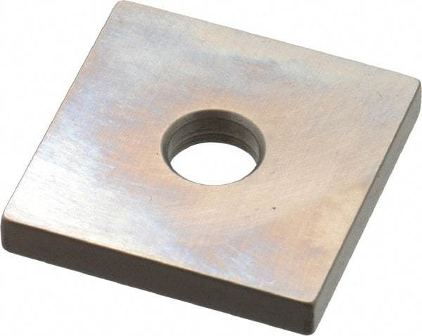 Mitutoyo - 0.143" Square Steel Gage Block - Accuracy Grade 0, Includes Certificate of Inspection - Eagle Tool & Supply