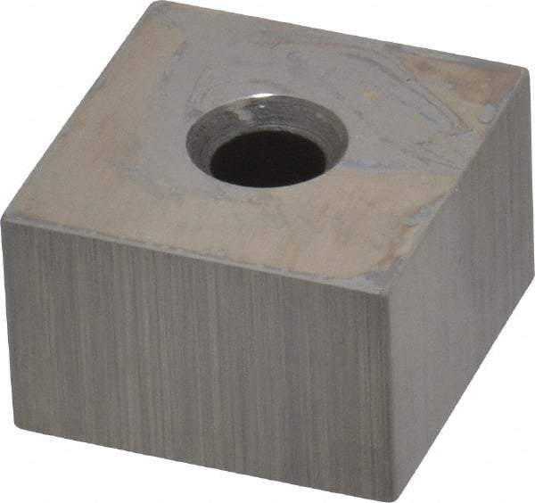 Mitutoyo - 0.6" Square Steel Gage Block - Accuracy Grade 0, Includes Certificate of Inspection - Eagle Tool & Supply