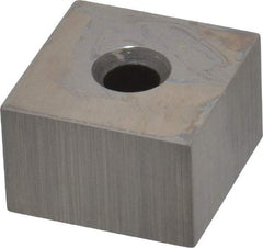 Mitutoyo - 0.6" Square Steel Gage Block - Accuracy Grade 0, Includes Certificate of Inspection - Eagle Tool & Supply