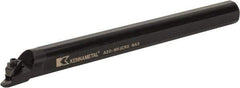 Kennametal - VP.., 3° Lead Angle A-NVJC Internal Right Hand Indexable Profiling Toolholder - 1-1/4" Shank Width, 14" Long, Steel, Through Coolant - Eagle Tool & Supply