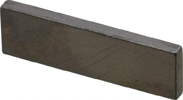 Mitutoyo - 0.1009" Rectangular Steel Gage Block - Accuracy Grade 0, Includes Certificate of Inspection - Eagle Tool & Supply