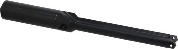 Allied Machine and Engineering - Series 1, 45/64 to 15/16" Diam, 1" Diam Straight Shank, Straight Flute Spade Drill - 4-5/8" Max Depth, 6-1/64" Body Length, 8-7/8" OAL, Intermediate Length, Through Coolant - Eagle Tool & Supply