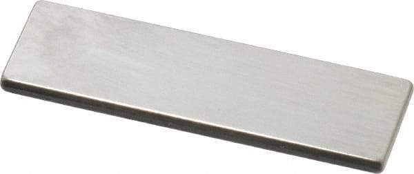 Mitutoyo - 0.06" Rectangular Steel Gage Block - Accuracy Grade 0, Includes Certificate of Inspection - Eagle Tool & Supply