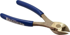 Ampco - 7" OAL, Diagonal Cutter - Aluminum Bronze Handle - Eagle Tool & Supply