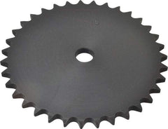 Browning - 35 Teeth, 1/2" Chain Pitch, Chain Size 40, "A" Plate Roller Chain Sprocket - 5/8" Bore Diam, 5-37/64" Pitch Diam, 5.86" Outside Diam - Eagle Tool & Supply