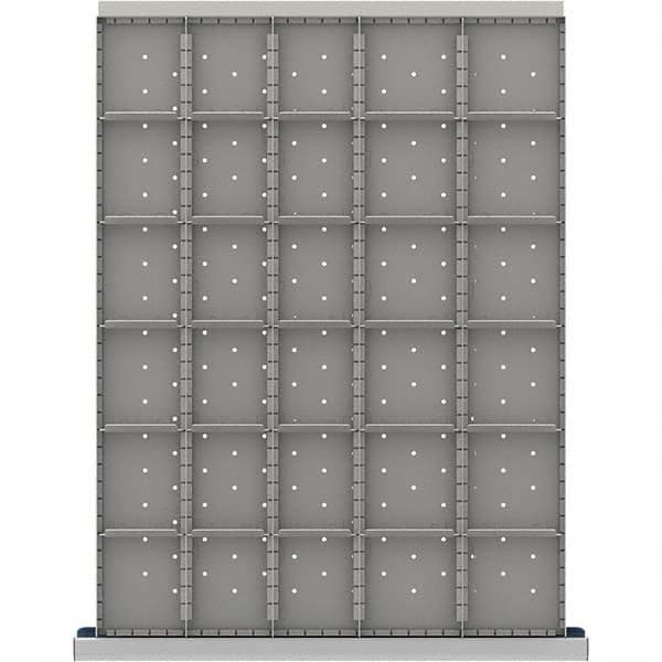 LISTA - 30-Compartment Drawer Divider Layout for 3.15" High Drawers - Eagle Tool & Supply
