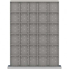 LISTA - 30-Compartment Drawer Divider Layout for 3.15" High Drawers - Eagle Tool & Supply