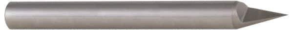 Accupro - 1/2 Inch Diameter, 4 Inch Overall Length, 5/8 Inch Split Length, Solid Carbide, Conical Point Split End Carbide Blank - Single End, 90° Point - Eagle Tool & Supply