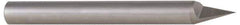 Accupro - 5/16 Inch Diameter, 4 Inch Overall Length, 1/2 Inch Split Length, Solid Carbide, Conical Point Split End Carbide Blank - Single End, 30° Point - Eagle Tool & Supply