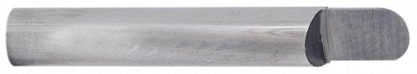 Accupro - 3/16 Inch Diameter, 3 Inch Overall Length, 3/8 Inch Split Length, Solid Carbide, Full Radius Split End Carbide Blank - Double End - Eagle Tool & Supply